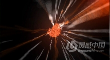 粒子线条特效动画演绎标志视频片头 AE模板 AE工程文件 Intense Particles Logo