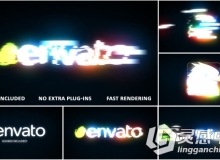 快速闪耀Logo演绎动画AE模板 Videohive Fast Light Logo Reveal