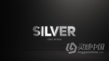 金属LOGO环境灯光反射动画演绎标志视频片头 AE模板 AE工程文件 Silver Logo Reveal (3 versions)