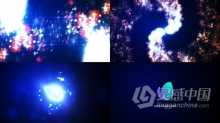 梦幻抽象发光粒子快速旋流揭示LOGO动画 AE模板 AE工程文件 Particle Swirl Logo