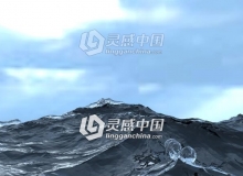 C4D海浪制作视频教程 附工程文件 Realistic Water Cinema 4D Tutorial