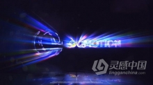 抽象闪烁体积光线揭示大气标志logo片头 AE模板 AE工程文件 Light Rays Logo