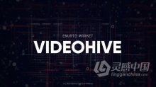 Digital Glitch像差网络数字故障标志Logo动画AE模板AE工程文件 Logo Reveal - Digital Glitch