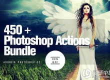 450+专业摄影师产品婚礼旅拍后期PS动作包 450 Actions Bundle