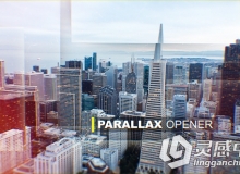 创意照片视线模糊视差幻灯片AE模板 VideoHive Parallax Opener