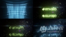 4K干净明亮3D翻转挤压故障效果长阴影标志logo动画AE模板AE工程文件 Clean Energy Logo Reveal 2