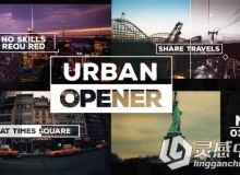 城市生活韵律节奏包装动画AE模板 Videohive Urban Opener 14461470