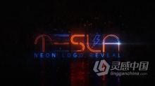 制作电力闪烁光线霓虹灯LOGO动画效果视频片头 AE模板 AE工程文件 Electricity Neon Logo