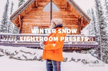 10个冬季通透人像调色Lightroom预设 WINTER SNOW Lightroom Presets