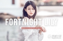 明亮奶油色调人像后期调色Lightroom预设 Fortnight Lily Presets