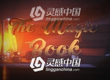 充满科幻色彩的三维魔幻翻页书动画AE模板 Videohive The Magic Book