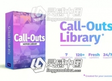 120种呼出线条指针标注介绍动画AE模板 Videohive Call-Outs Library