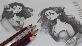 人物肖像3S素描法绘画视频教程 Character Sketching Method For Beginners