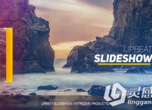 现代时尚优雅视差幻灯片相册动画AE模板 Videohive Upbeat Opener