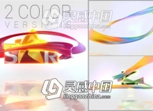 红色彩带丝绸飘舞LOGO展示片头AE模板 Videohive Ribbon logo