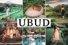 巴厘岛乌布旅拍人文风光Lightroom预设与移动版LR预设 Ubud Lightroom Presets