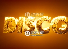 在C4D中制作迪斯科闪亮的文字教程Cinema 4D Tutorial - How to Make Disco Ball Type