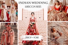 印度新娘电影婚礼Lightroom预设与移动LR预设 Indian Wedding Lightroom Presets