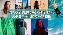 VSCO全滤镜转ACR预设CameraRaw Mobile MP2人像日系婚礼胶片ACR预设