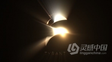 rgb分割发光过渡金色标志logo显示动画AE模板AE工程文件 Gold Logo