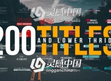 200种现代文字标题排版设计动画AE模板 Videohive Titles