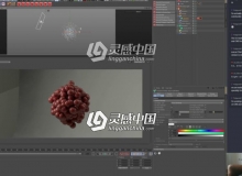 Redshift C4D Color Layers(图层颜色)X-Particles&TFD流体渲染视频教程