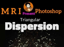 超酷碎片飞溅分散PS动作 Triangular Dispersion（附视频教程）