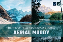 情绪电影风光摄影后期调色Lightroom预设 Aerial Moody Lightroom Presets