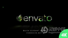 4K快速飞行彩色耀斑粒子标志LOGO片头AE模板AE工程文件 Quick Elegant Logo