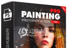 专业绘画PS中文汉化版动作 Pro Painting Photoshop Action