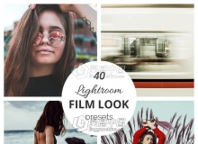 40组现代电影效果Lightroom预设 Film Look Lightroom Presets