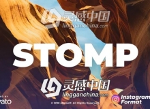 动感节奏快闪图文介绍动画片头AE模板 Videohive Dynamic Stomp Opener