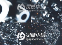 金属质感粒子汇聚LOGO片头AE模板 Videohive Metalic Particles Logo