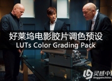 好莱坞电影胶片LUTs调色预设 80 LUTs Color Grading Pack