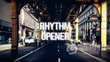 PR模板-视频画面错位拼接效果动态跺脚节奏多用途图文宣传片 Dynamic Rhythm Opener