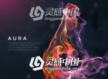 抽象Plexus点线粒子梦幻背景文字标题开场片头AE模板