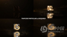 金属LOGO散发金色粒子闪耀光泽宣传视频片头动画 AE模板 AE工程文件 Glowing Particals Logo Reveal 35 : Golden P