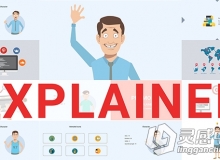 人物角色讲解动画包AE模板 VideoHive Explainer Video Toolkit