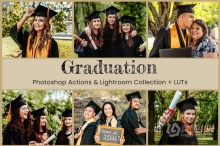 校园毕业照摄影后期调色LR预设及LUT预设 Graduation Lightroom Presets