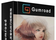 Photoshop女性头发着色技巧视频教程Gumroad Hair Video by Jace Wallace