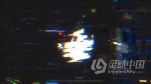 毛刺干扰波动故障变形效果标志logo片头动画 AE模板 AE工程文件 Wave of Glitches Logo