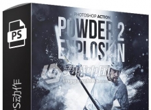 粉末爆炸PS动作 Powder Explosion 2 Photoshop Action