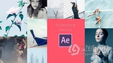 商业公司品牌宣传片多镜头图文切换视频相册AE模板AE工程文件 Slideshow Toolkit