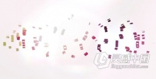 三维抽象物体模糊至清晰拼图标志动画展示LOGO片头AE模板AE工程文件 Light Puzzle Logo